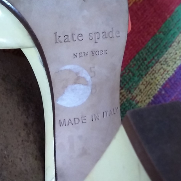 Kate Spade color block heels - Picture 4 of 5